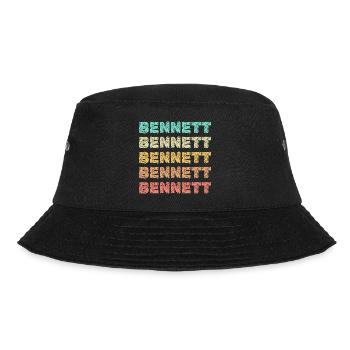 Bennett als Bennett - Bucket Hat - Schwarz - Vorne - Lela (165cm)