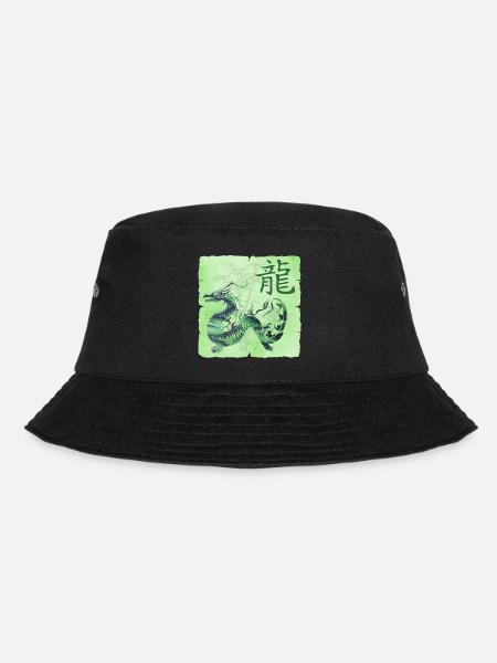 drachen e 108 - Bucket Hat - Schwarz