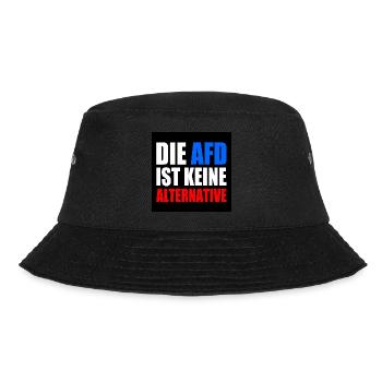 die afd ist keine alternative - Bucket Hat - Schwarz - Vorne - Lela (165cm)
