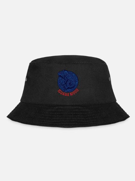 Iguana Mood - Bucket Hat - black