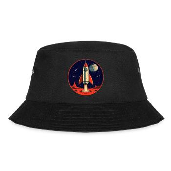 Lancement d’une fusée depuis la planète Terre - Voyage sur la Lune - Bob - noir - Devant - Lela (165cm)