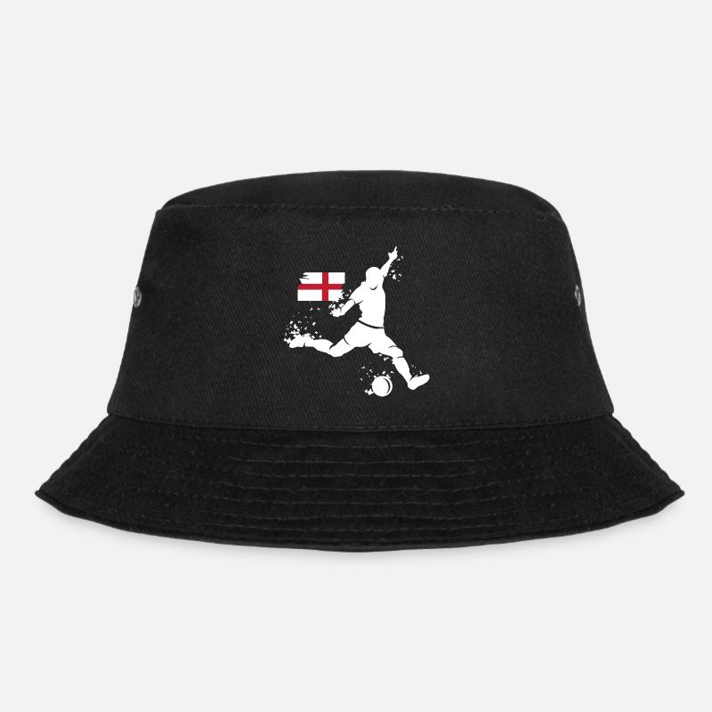 Fußball England Fan Spieler Explosion EM 2024 Team - Bucket Hat - Schwarz