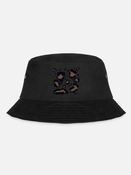 Leopard - Bucket Hat - Schwarz