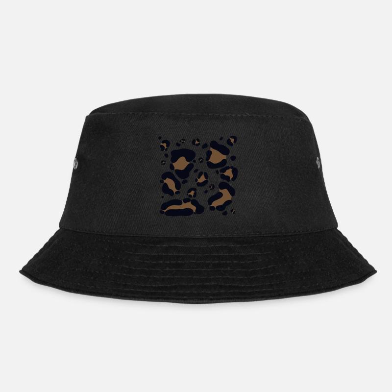 Leopard - Bucket Hat - Schwarz
