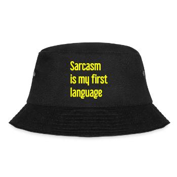 Sarcasm Pro - Bucket Hat - black - Front - Lela (165cm)