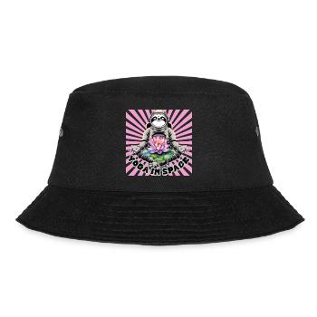 Yoga im Weltall - Bucket Hat - Schwarz - Vorne - Lela (165cm)