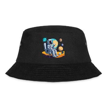 Interstellar Coffee Break - Bucket Hat - black - Front - Lela (165cm)
