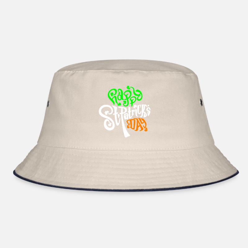 shamrock Saint Patrick unique design Saint Patrick Bucket Hat