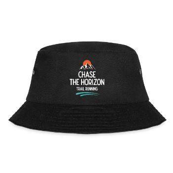 Trailrunning - Jagd auf den Horizont - Bucket Hat - Schwarz - Vorne - Lela (165cm)