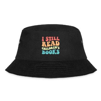 I Still Read Children's Books V - Bucket Hat - black - Front - Lela (165cm)