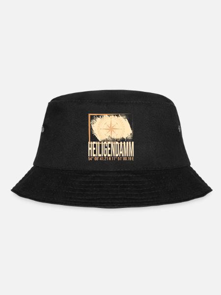 Heiligendamm Koordinaten - Bucket Hat - Schwarz