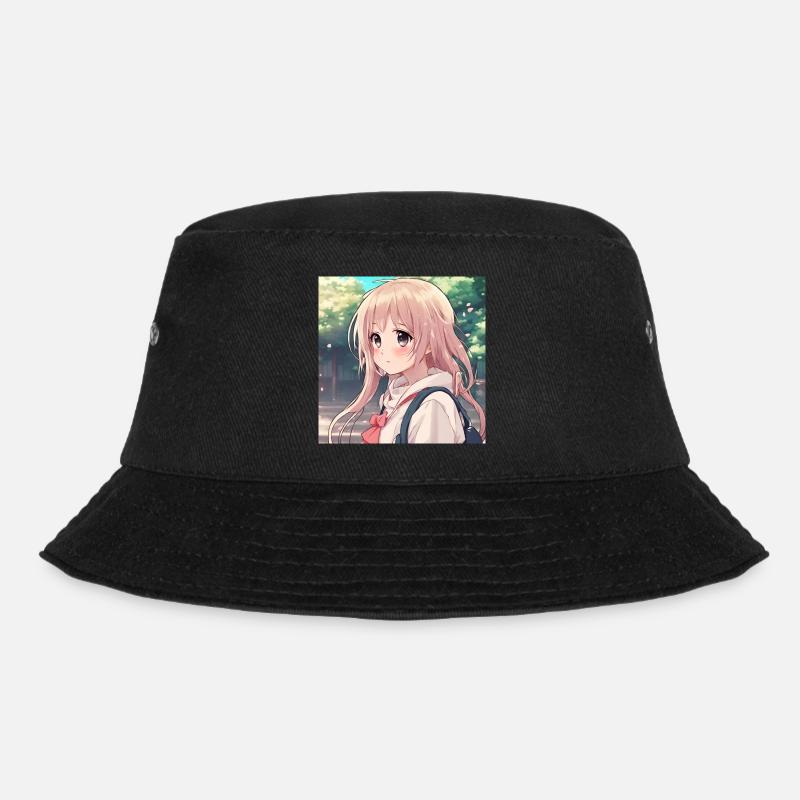 Cute girl anime - Bob - noir
