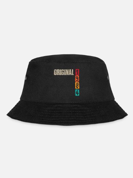 1984 Vintage - Bucket Hat - Schwarz