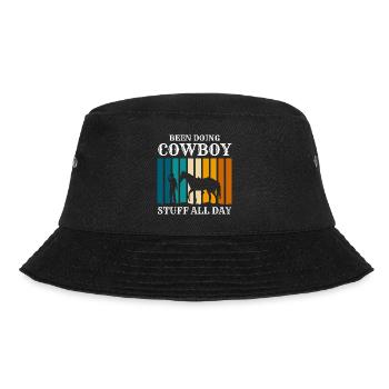 Rodeo Freiheit Reitsport - Bucket Hat - Schwarz - Vorne - Lela (165cm)