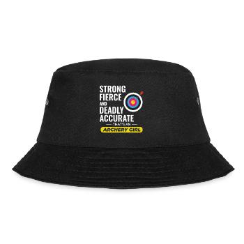 Archery Targets Archer Bullseye Shooting Sport - Bucket Hat - black - Front - Lela (165cm)