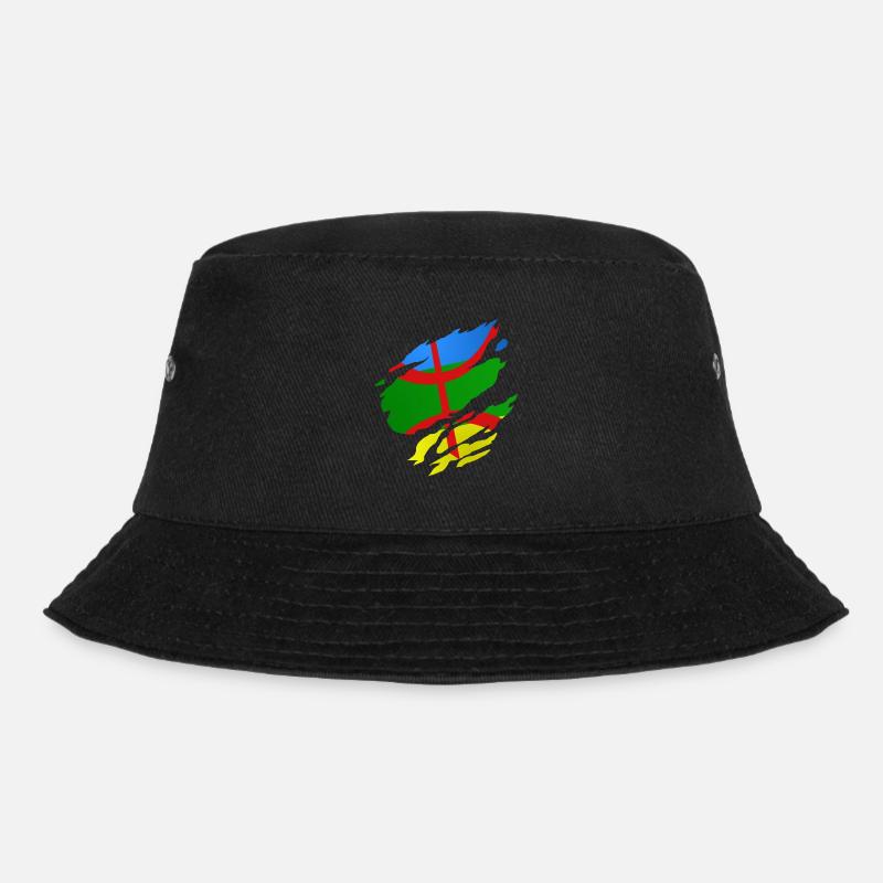 Amazigh flag - Bob - noir