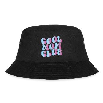 Cool Mom Club - Bucket Hat - Schwarz - Vorne - Lela (165cm)