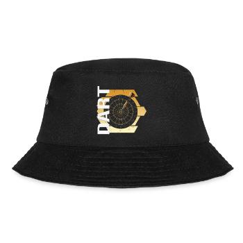 Dart - Bucket Hat - Schwarz - Vorne - Lela (165cm)