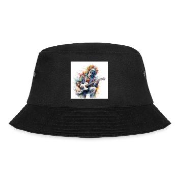 Ein Clown spielt Gitarre - Bucket Hat - Schwarz - Vorne - Lela (165cm)