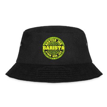 Gift for Barista - Bucket Hat - black - Front - Lela (165cm)