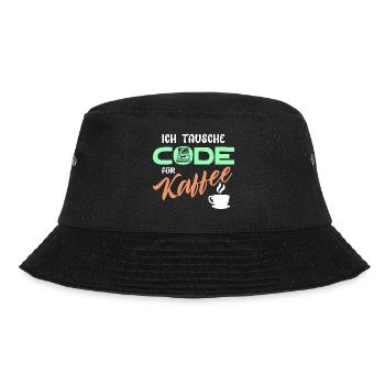Code Developer Statement Programmer Computer - Bucket Hat - black - Front - Lela (165cm)