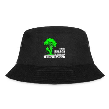 Baumpfleger Baumchirurg Kletterer Klettertrimmer - Bucket Hat - Schwarz - Vorne - Lela (165cm)