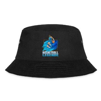 Basketball Legende - Bucket Hat - Schwarz - Vorne - Lela (165cm)