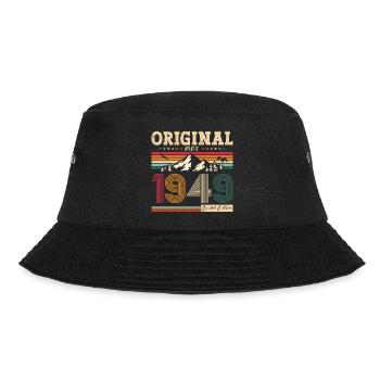 Legend May 1949 Born 1949 Birthday 1949 - Bucket Hat - black - Front - Lela (165cm)