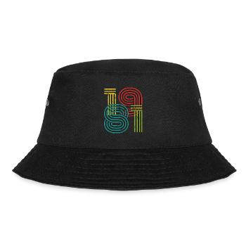Vintage 1981 - Bucket Hat - black - Front - Lela (165cm)