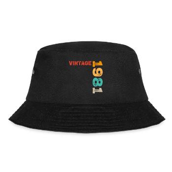Vintage 1981 - Bucket Hat - black - Front - Lela (165cm)