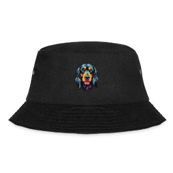 Gordon Setter Chien Race Aquarelle Dessin Animé Kawaii - Bob - noir - Devant - Lela (165cm)