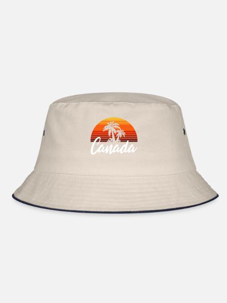 canada - Bucket Hat - Natur/Navy - Vorne