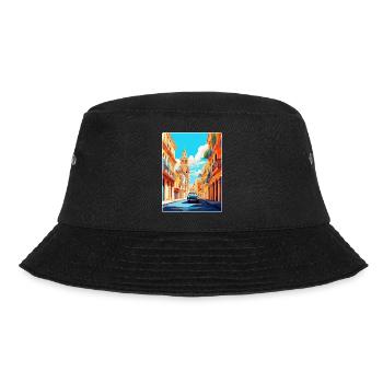 Valencia Spain Vintage Travel Poster Souvenir WPA - Bucket Hat - black - Front - Lela (165cm)
