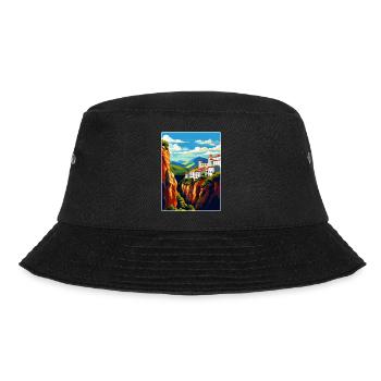 Ronda Spain Vintage Travel Poster WPA Art Souvenir - Bucket Hat - black - Front - Lela (165cm)