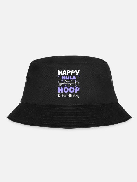 Hulahoop Abnehmen Spaß - Bucket Hat - Schwarz