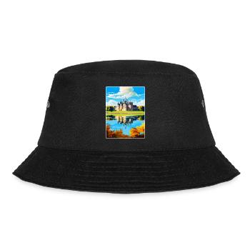 Loire Valley France Vintage Travel Poster Souvenir - Bucket Hat - black - Front - Lela (165cm)