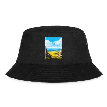 Sierra De Guadarrama Nationalpark Spanien Poster - Bucket Hat - Schwarz - Vorne - Lela (165cm)