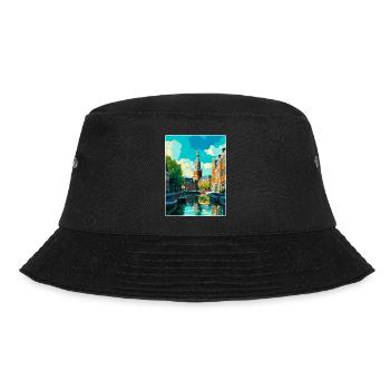 Groningue Pays-Bas Affiche de voyage vintage WPA - Bob - noir - Devant - Lela (165cm)