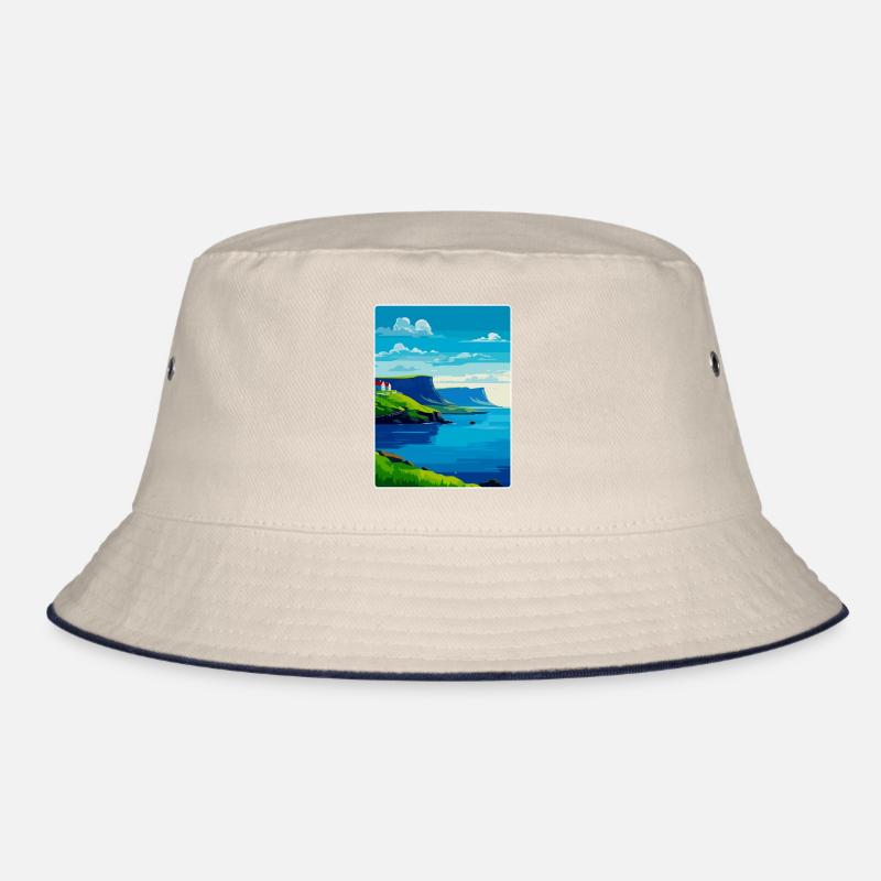 Îles Féroé Danemark Affiche de voyage vintage WPA Bob