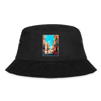 Valencia Spain Vintage Travel Poster Souvenir WPA - Bucket Hat - black - Front - Lela (165cm)