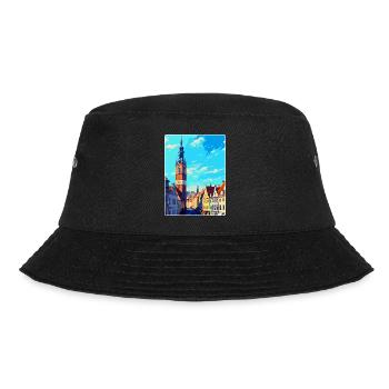 Wroclaw Pologne Affiche de voyage vintage Souvenir WPA - Bob - noir - Devant - Lela (165cm)