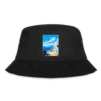 Milos Grèce Vintage Affiche de voyage WPA Souvenir - Bob - noir - Devant - Lela (165cm)