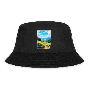 Karkonosze Pologne Affiche de voyage vintage souvenir - Bob - noir - Devant - Lela (165cm)