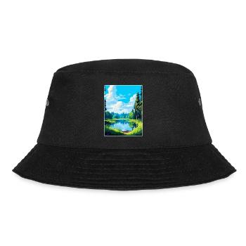 Bialowieza Pologne Affiche de voyage vintage souvenir - Bob - noir - Devant - Lela (165cm)