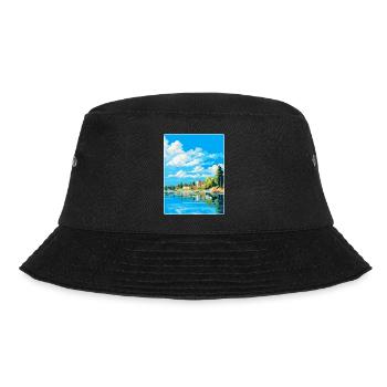 Savonlinna Finlande Affiche de voyage vintage souvenir - Bob - noir - Devant - Lela (165cm)