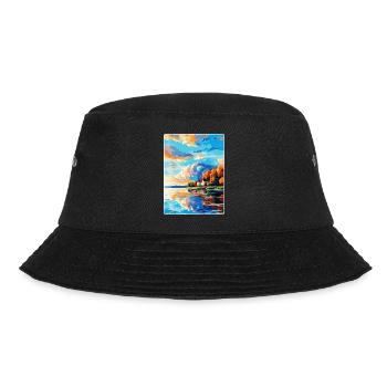 Kuopio Finlande Affiche de voyage vintage Souvenir WPA - Bob - noir - Devant - Lela (165cm)