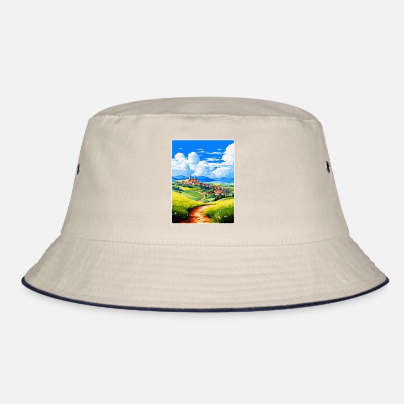 Castilla Y Leon Spanien Vintage Reiseposter WPA Bucket Hat