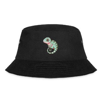 Vue en spirale caméléon coloré - Bob - noir - Devant - Lela (165cm)