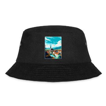Steyr Autriche Affiche de voyage vintage WPA Souvenir - Bob - noir - Devant - Lela (165cm)