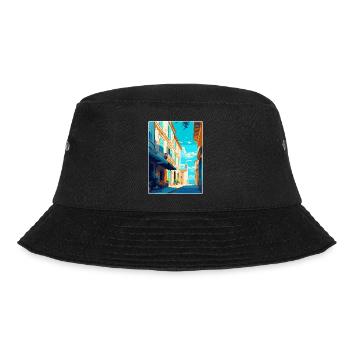 Arles Frankreich Vintage Reiseplakat WPA Souvenir - Bucket Hat - Schwarz - Vorne - Lela (165cm)